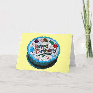Happy Birthday Cake Karte