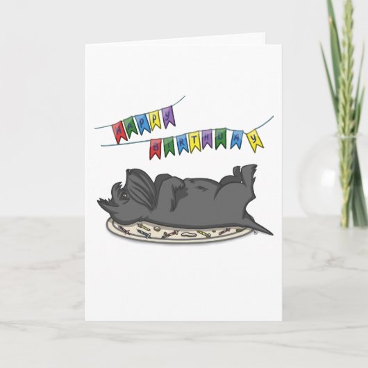 Happy Birthday Cake Karte (Vorderseite)