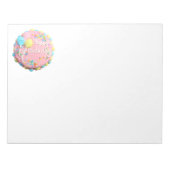 Happy Birthday Cake Notepad Notizblock (Vorderseite)