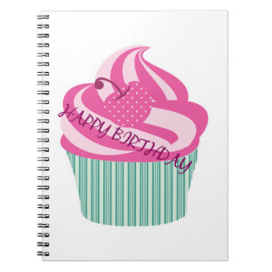 Happy Birthday Cake Notizblock