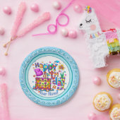 Happy Birthday Cake Papier Platte Pappteller (Party)