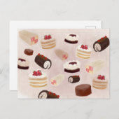 Happy Birthday Cake Parade Postkarte (Vorne/Hinten)