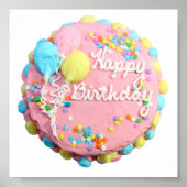 Happy Birthday Cake Poster (Vorne)
