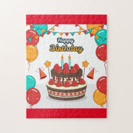 Happy Birthday Cake Puzzle