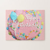 Happy Birthday Cake Puzzle (Horizontal)