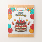 Happy Birthday Cake Puzzle (Vertikal)