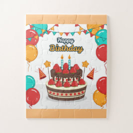 Happy Birthday Cake Puzzle