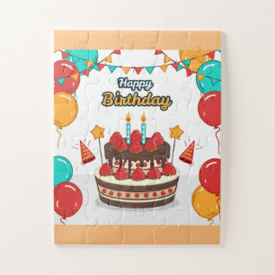 Happy Birthday Cake Puzzle