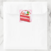 Happy Birthday Cake Sticker (Tasche)