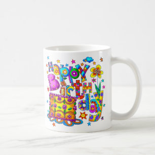 Happy Birthday Cake Tasse