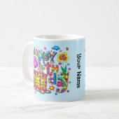 Happy Birthday Cake Tasse (Vorderseite Links)