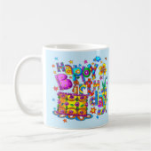 Happy Birthday Cake Tasse (Links)