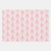 Happy Birthday Cakes Niedlich Charming Muster Gesc Geschenkpapier Set (Vorderseite 2)