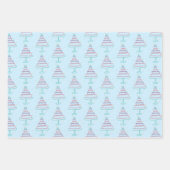 Happy Birthday Cakes Niedlich Charming Muster Gesc Geschenkpapier Set (Vorderseite)