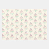 Happy Birthday Cakes Niedlich Charming Muster Gesc Geschenkpapier Set (Vorderseite)