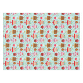 Happy Birthday Cakes und Cupcakes Design Tischdecke (Vorderseite (Horizontal))
