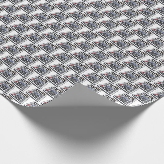 Happy Birthday Calculators Geschenkpapier (Ecke)
