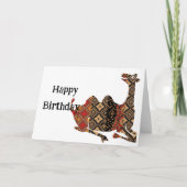 Happy Birthday Camel Card Karte (Vorderseite)
