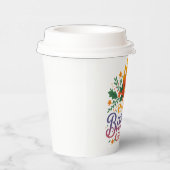 Happy Birthday Candle Paper Cup (8oz) | Colorful Pappbecher (Rechts)