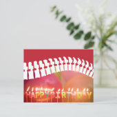 Happy Birthday Candles and Spine Chiropractic Postkarte (Stehend Vorderseite)