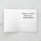 Happy Birthday Candles Karte (Innenseite)