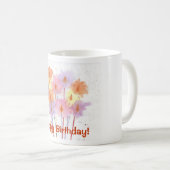 Happy Birthday Candles Tasse (VorderseiteRechts)