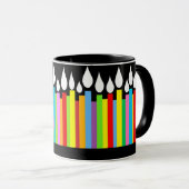 Happy Birthday Candles Tasse (VorderseiteRechts)