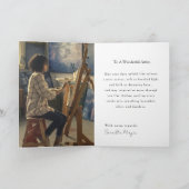 Happy Birthday Canvas Artist Painter Card Karte (Innenseite)