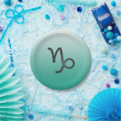 Happy Birthday Capricorn Horoscope Zodiac Pappteller (Party)