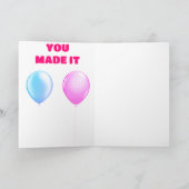 Happy Birthday Carc Karte (Innenseite)