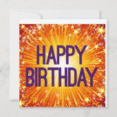 Happy Birthday Card (Vorderseite)