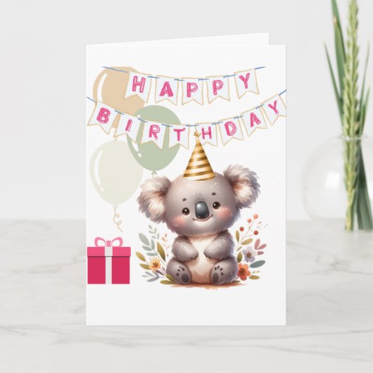 Happy Birthday Card (Vorderseite)