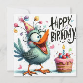 Happy Birthday Card (Vorderseite)