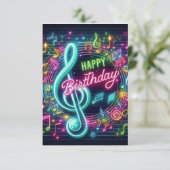 Happy Birthday Card (Stehend Vorderseite)