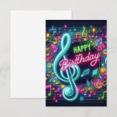Happy Birthday Card (Vorne/Hinten)
