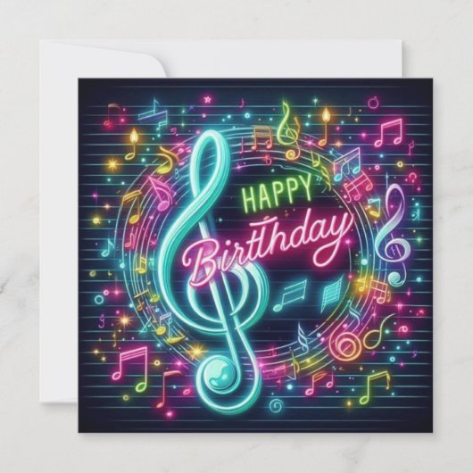 Happy Birthday Card (Vorderseite)