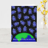 Happy Birthday Card Alien quirky von Jo Images Karte (Gelbe Blume)