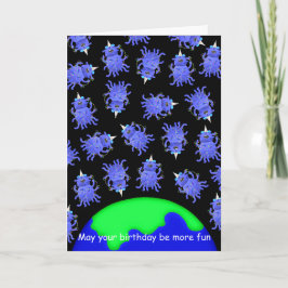 Happy Birthday Card Alien quirky von Jo Images Karte