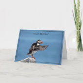 Happy Birthday Card Atlantic Puffin Karte (Vorderseite)