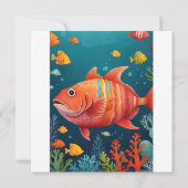 Happy Birthday Card - BD-Karte personalisieren Save The Date (Rückseite)