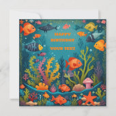 Happy Birthday Card - BD-Karte personalisieren Save The Date (Vorderseite)
