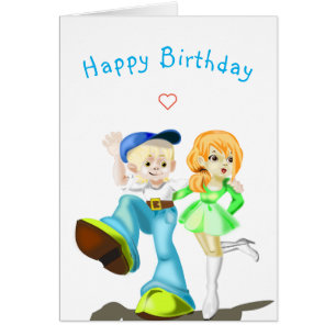 Happy Birthday Card Best Friends - Ihr Text