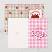Happy Birthday Card | Birthday Greeting Card Postkarte (Vorne/Hinten)