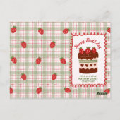 Happy Birthday Card | Birthday Greeting Card Postkarte (Rückseite)