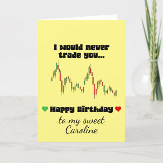Happy Birthday Card - Bitcoin Geburtstags-Liebe Dankeskarte