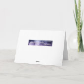 Happy Birthday Card - Blue Iris d1 Karte (Rückseite)