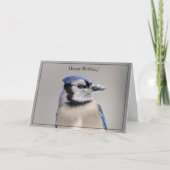 Happy Birthday Card Blue Jay Karte (Vorderseite)