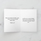 Happy Birthday Card Bouquet Karte (Innenseite)