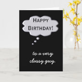 Happy Birthday Card Classy Typ Karte (Gelbe Blume)