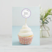 Happy Birthday Card Dankeskarte (Stehend Vorderseite)